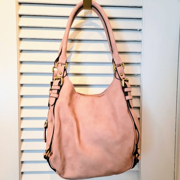 Merona Dusty Pink Hobo Bag Purse (Smaller Version) - Picture 1 of 7